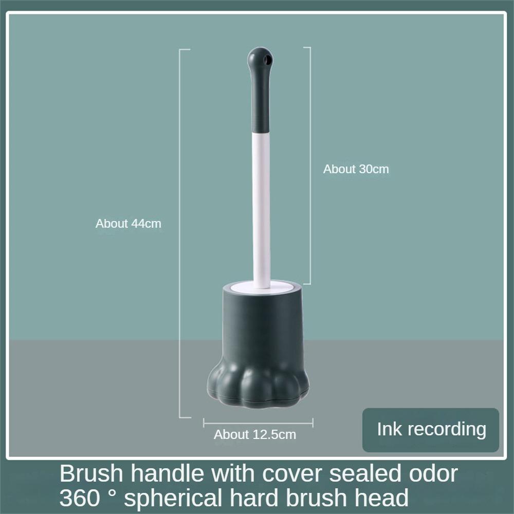 

Набор туалетных ершиков в форме мультяшной лапы с длинной ручкой, милый, быстросохнущий, для ванной комнаты, для мытья туалетных ершиков, для дома зелёный