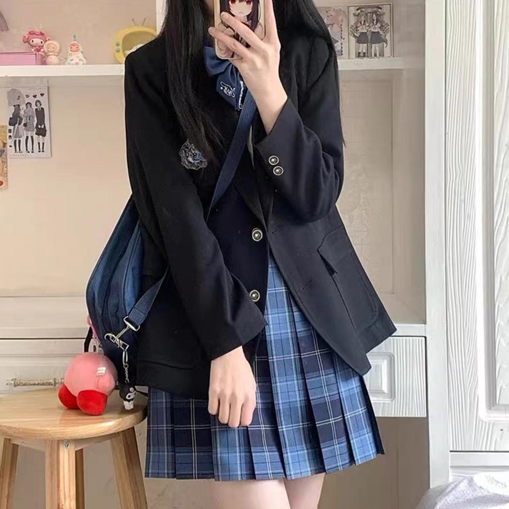 KALAOK High School Girl Size for and More Uniform, Navy, S, Cosplay, Events,