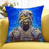 I-Iron Run For Your M-Maiden   Various Sizes Square Pillow Case For Car Home Bedchamber Decor