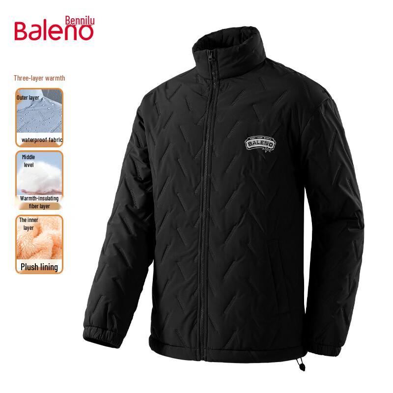 

Baleno Men s Stand-Collar Padded Winter Jacket 2XL