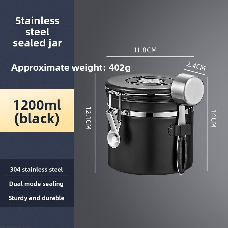 Coffee Bean Storage Container, Coffee Powder Sealed Container, Storage Container, Storage for Coffee Beans