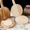 Solid Wood Dough Press Tool Quick Easy Dumpling Skin Presser Home Dumpling Wrapper Skin Making Mold Kitchen Pastry Baking Tools