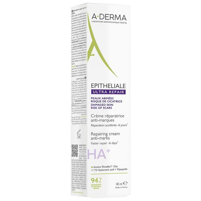 A-DERMA Epitheliale A.H Ultra Repair Crème Réparatrice et Anti Marques de 40 ML