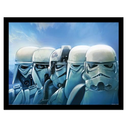Star Wars: The Mandalorian Masks Stormtrooper Framed Poster