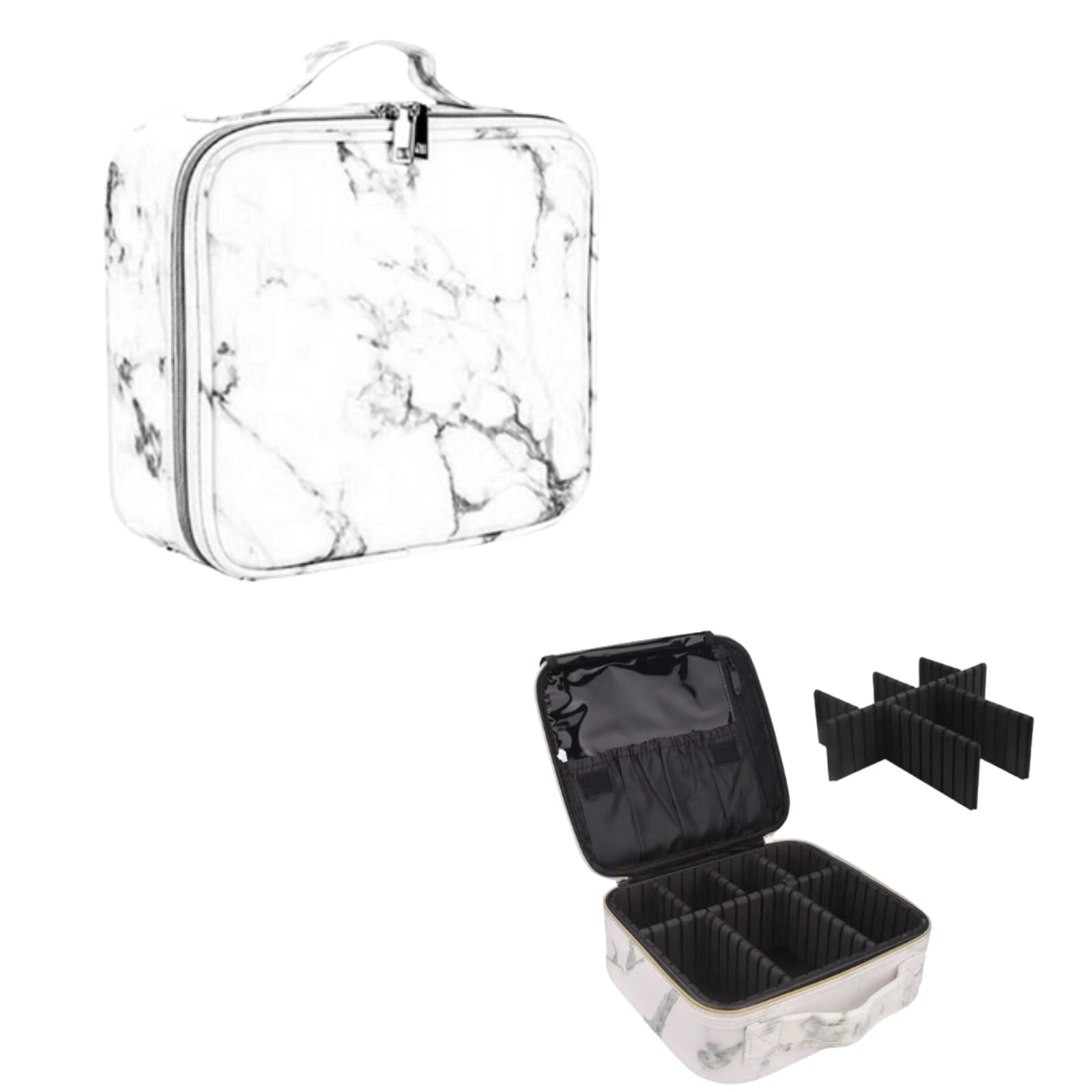 

KOCOLO Макияж Макияж Большая Вместимость Косметика Макияж Косметика Коробка для Хранения Коробка, Мешочек, Коробка, Кейс, (Мрамор)