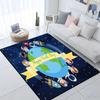 Cartoon astronaut children's room decorative carpet Camping cushion play aera mat  floor mat carpet game area rug floor mats