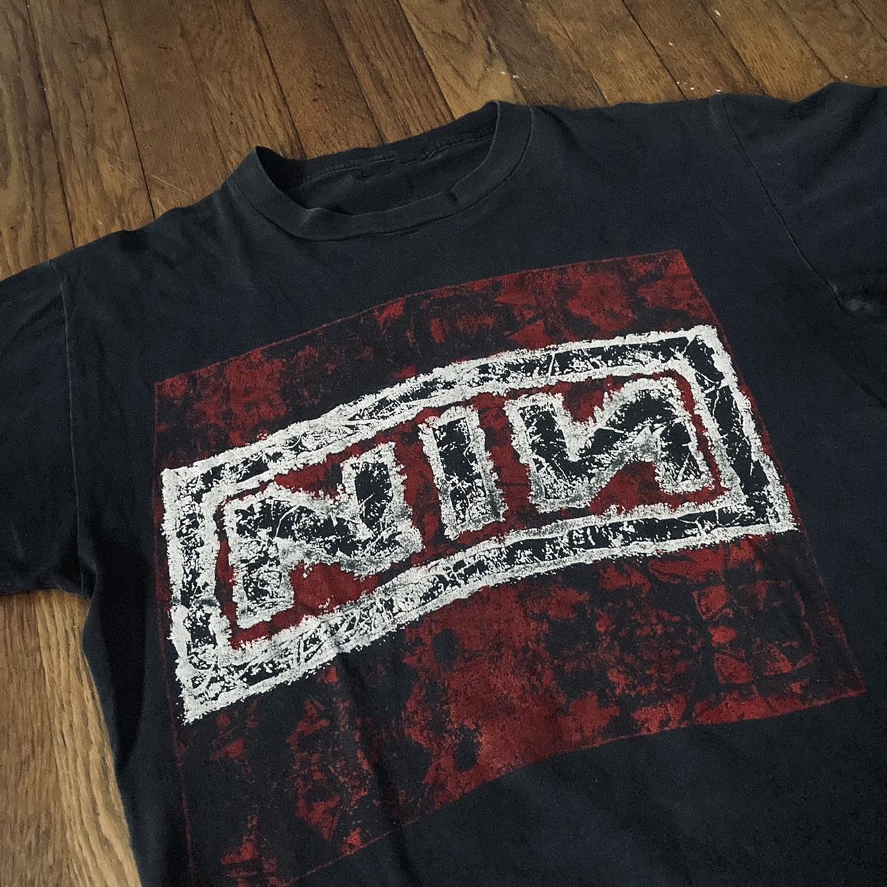 Рубашка Hesitation Marks Nine Inch Nails Черная Унисекс Все размеры S-4XL M