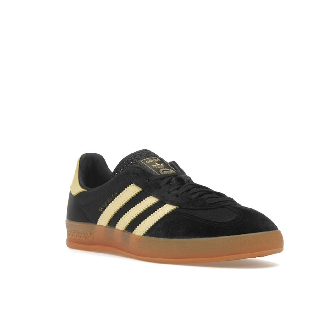 Adidas Adidași Gazelle Indoor Black Almost Yellow Gum Unisex Core-Black IG4999