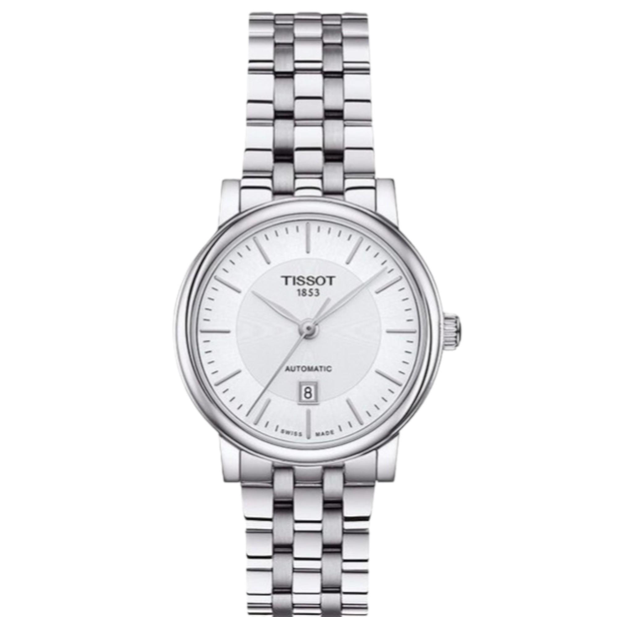 

Женские часы Tissot Carson Premium Automatic 30 мм Сапфировое стекло T122.207.11.031.00