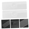 TOYMYTOY Concave Laboratory Microscope Circular Quartz Glass Frosted Thin Microscope Setup 50-Pack Slides, Slides, Slides, Slides, Slides, Slides,