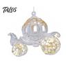 Reusable Party Hanging Ornaments Faux Crystal Christmas for Tree, Clear Snowflake/Starfish/Heart/Bird/Horse Decoration Shatterproof Seasonal