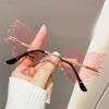 Novelty Flame Sunglasses For Shows And Daily Wear Punk Costume Accessories Masquerades Party Decoration