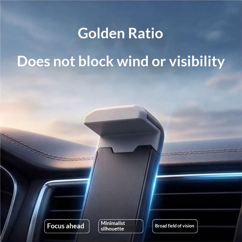 Universal Car Phone Holder Easy Install Air Vent Mount Clip Shockproof Car Phone Stand for Daily Driving Use
