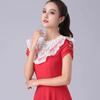 Shawl Wrap Decoration Lace Fake Collar Black White DIY Lapel Half Shirt Adjust Clothes Women Girls