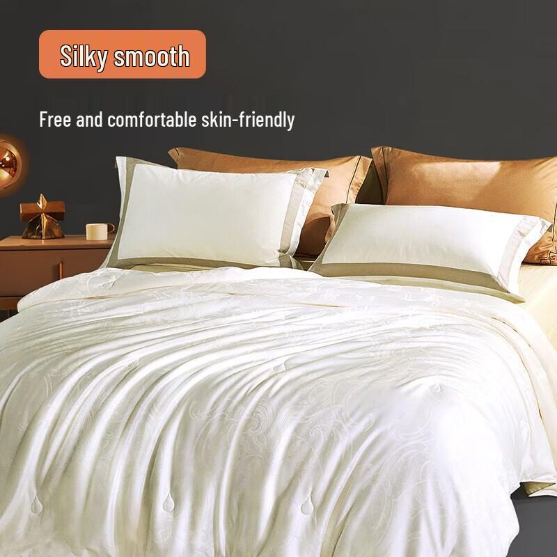 FUANNA Mulberry Silk All-Season Comforter