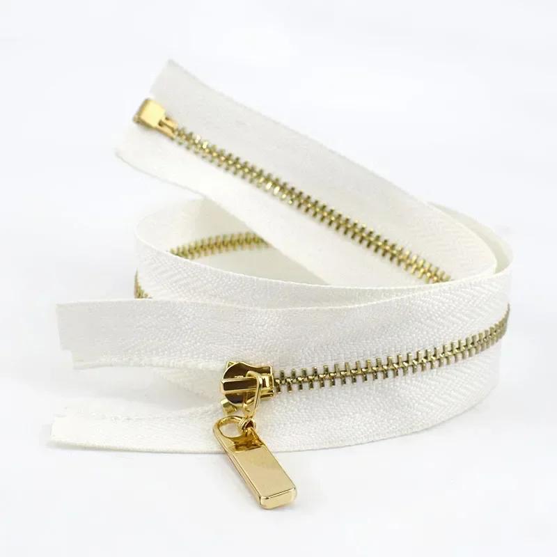 2/5Pcs 3# 40-70cm Open-end Metal Zippers for Sewing Jacket Coat Zipper Tapes Clothes Tent Zip Repair Kit DIY Garment Accessories