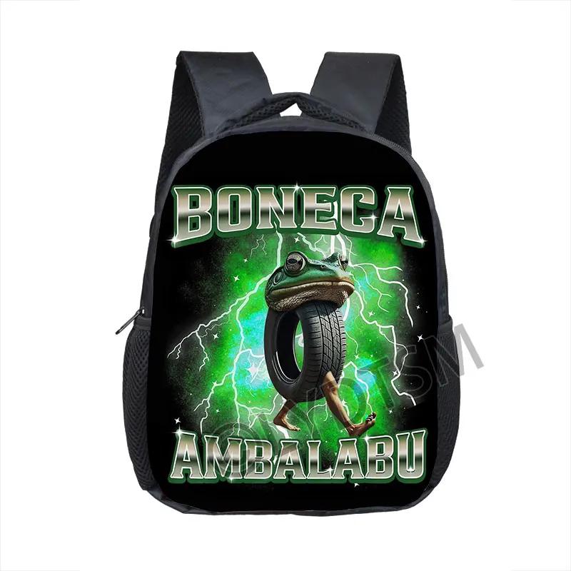 Kids Baby Cartoon School Bags 16inch Funny Italian Brainrot Small Backpack for 5-10 Years Old Tralalero Tralala Children Bookbag
