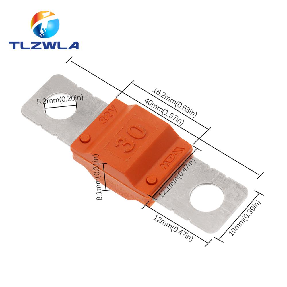 MTA FUSE 32V 20A 30A 40A 50A 60A 70A 80A 100A 125A 150A 175A ANL Stud Car Fuses Mini Car Stereo Audio AFS Fuse Fuse Holders1
