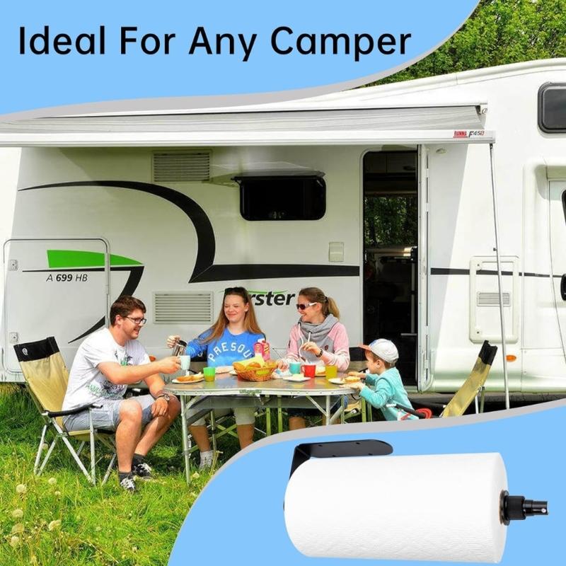 Space Saving Vertical Tissue Holder with Adhesive/Screw Mounting Waterproof Steel Bathroom Organizers Simple Installation