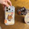 Cartoon Embroidery Judy & Nick Phone Case for iPhone 17/16 Pro Max/15/14