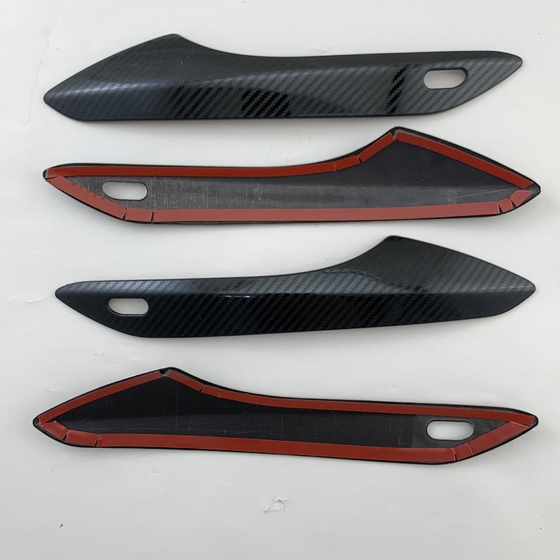 Car Chrome Door Handle Cover for Lexus RX 350 AL20 450h F Sport 2016~ Key Carbon Fiber Trim Catch Car Cap Sticker Accessorie