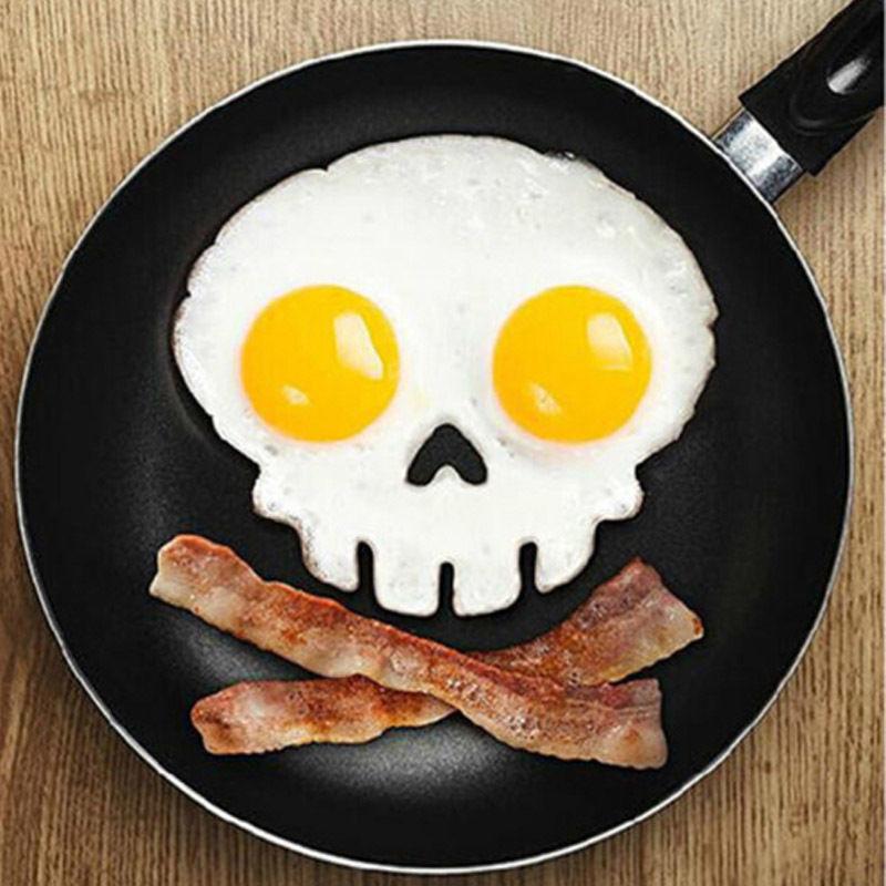 Skull Silicone Egg Pan Modern Design Silicone Cooking Tool For Kitchen Use