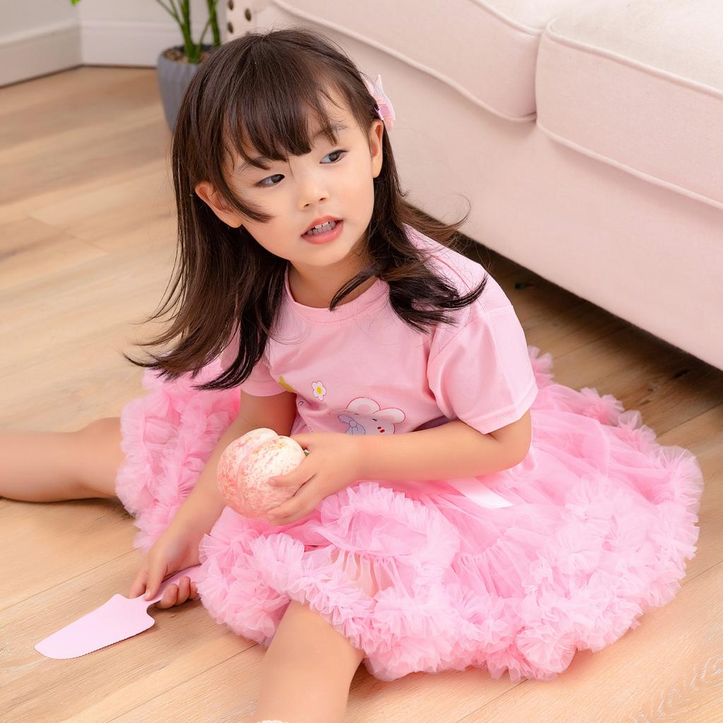 Girls Tulle Skirt Baby Children Tutu Pettiskirt Skirt Kids Fluffy Ballet Skirt Party Princess Girl Clothes