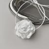 Lace Flower Necklace Vintage Romantic Ribbon Choker Chain Necklace Wedding Bohemian Lace Flower Collar Choker Jewelry