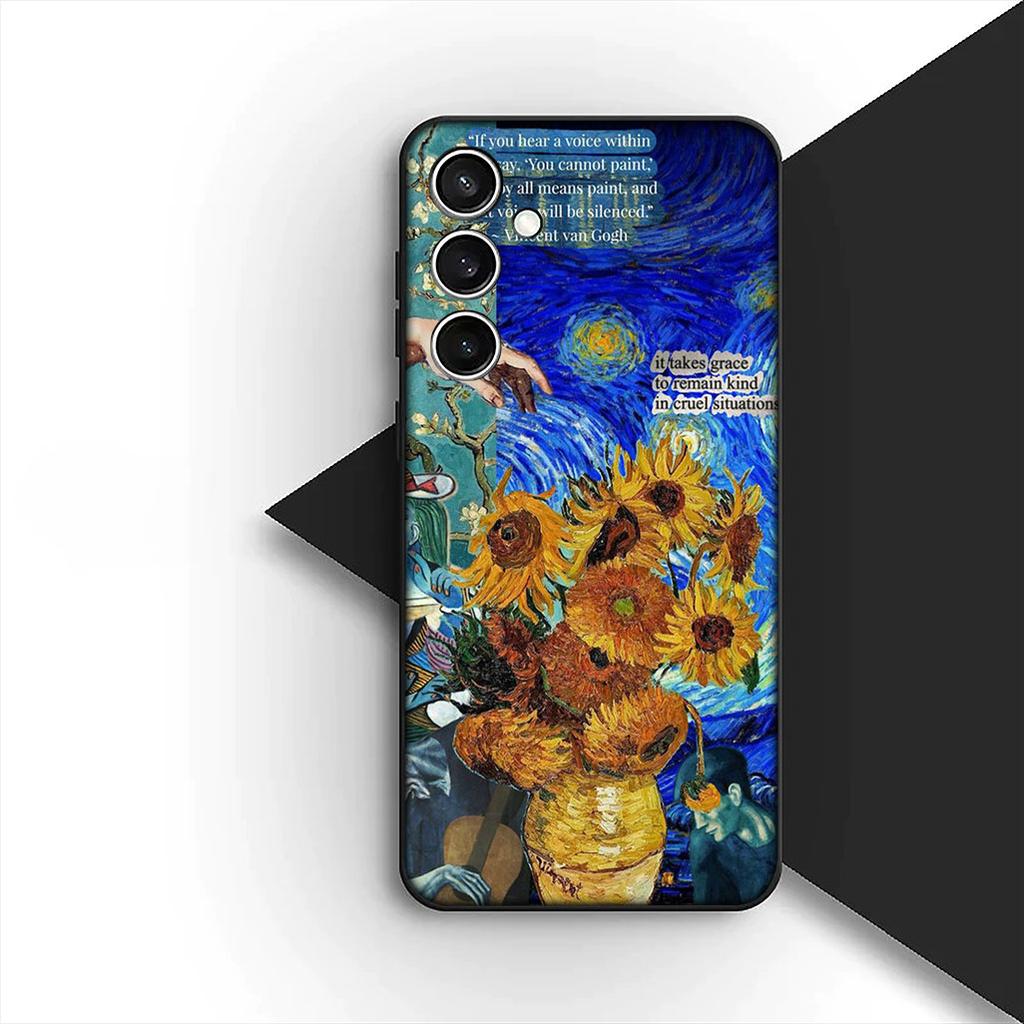 Wallpaper Starry Night Van Gogh Phone Case for Xiaomi Redmi Note 13 14 Pro Plus ProPlus 14C 13C Pro+ 5G Protective Cover