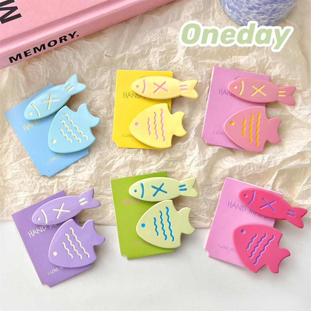 2pc Cute Colorful Good Fish Hair Claw Side Clips for Women Girls Kids Child Hairpin Gift Hair Accessories Headwear Ornament