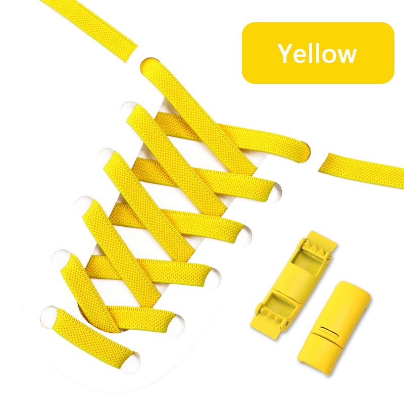 Colorful Magnetic Lock Shoelaces without ties Elastic Laces Sneakers No Tie Shoe laces Kids Adult Wide Shoelace Shoe Accessories