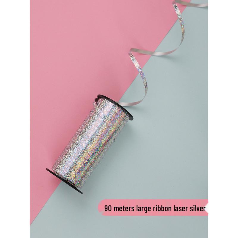 Balloon Ribbon Decoration for Helium Balloons - Party Supplies with Pull Flower Design for Weddings