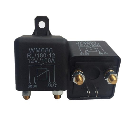 Wm686 100A Rl/180 12V Dc Dust-Proof Automotive Fused Car Starter Relay Accessory