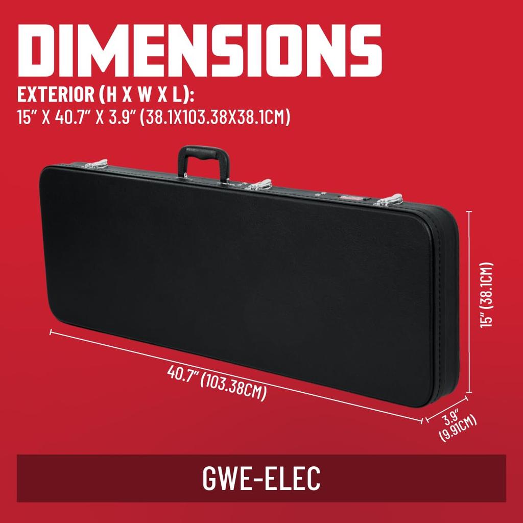 GATOR Hard Case for Electric Guitar GWE Series Plywood Tolex Laminated GWE-ELEC []