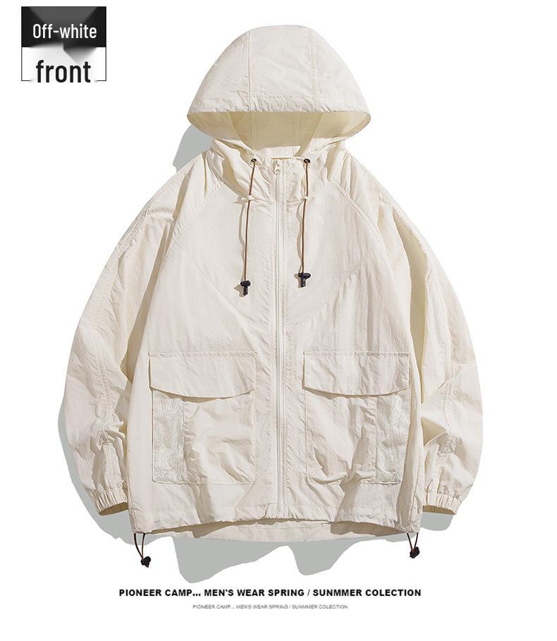 Dopamine UV Protection Couple's Windbreaker: Lightweight, Breathable Summer Skin Clothing for Men & Women, Ideal for Climbing & Outdoor Activities.