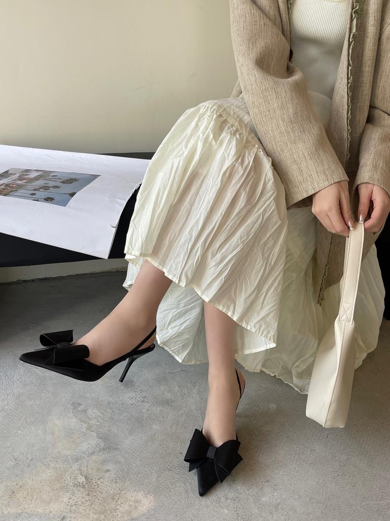 Fashion Pointed Bow Strap Women'S Sandals