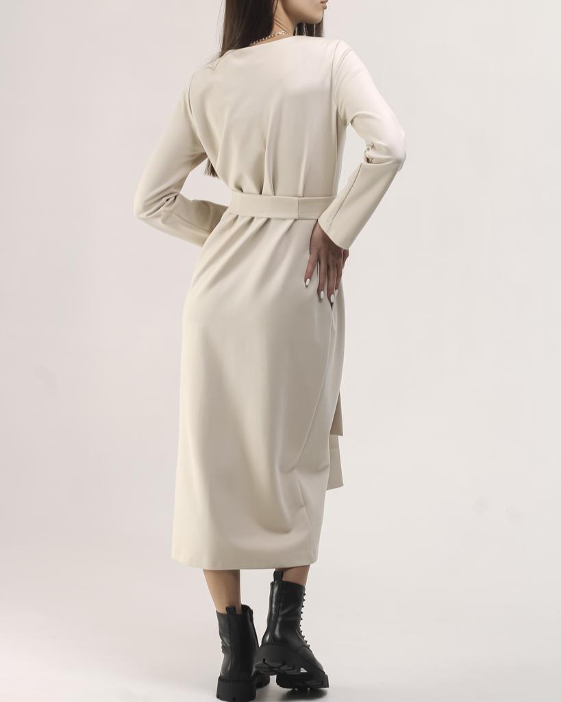 Klänning med långa ärmar Mira Mia 246080 36 milky