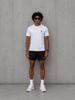 Beleubeuliseu Air Mesh Running Short Sleeve T-Shirt (White)