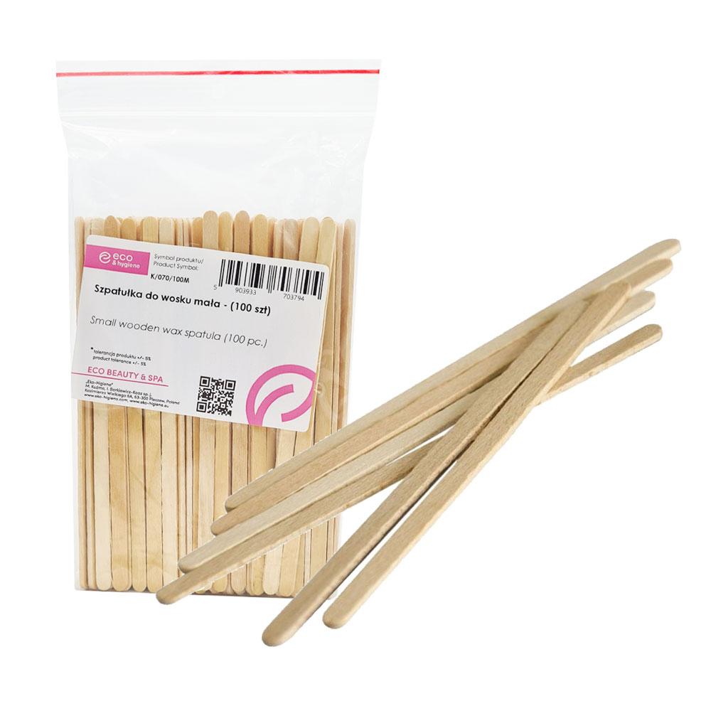 Small Wooden Spatula, Cosmetic Spatula for Waxing 100 Pcs