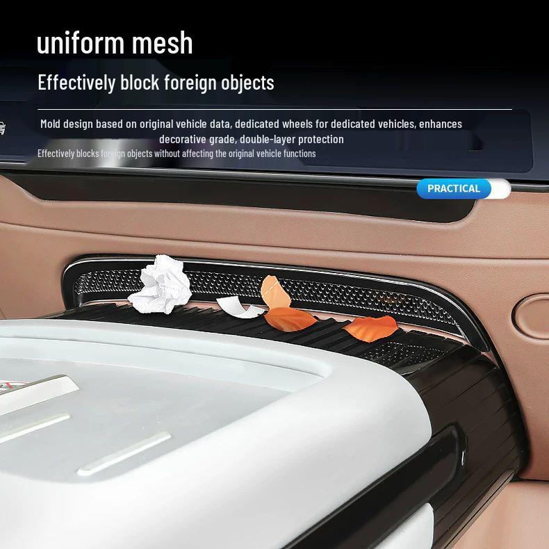 Avatr 07 Stainless Steel Anti-Clog Air Vent Cover for Car Doors and Seats