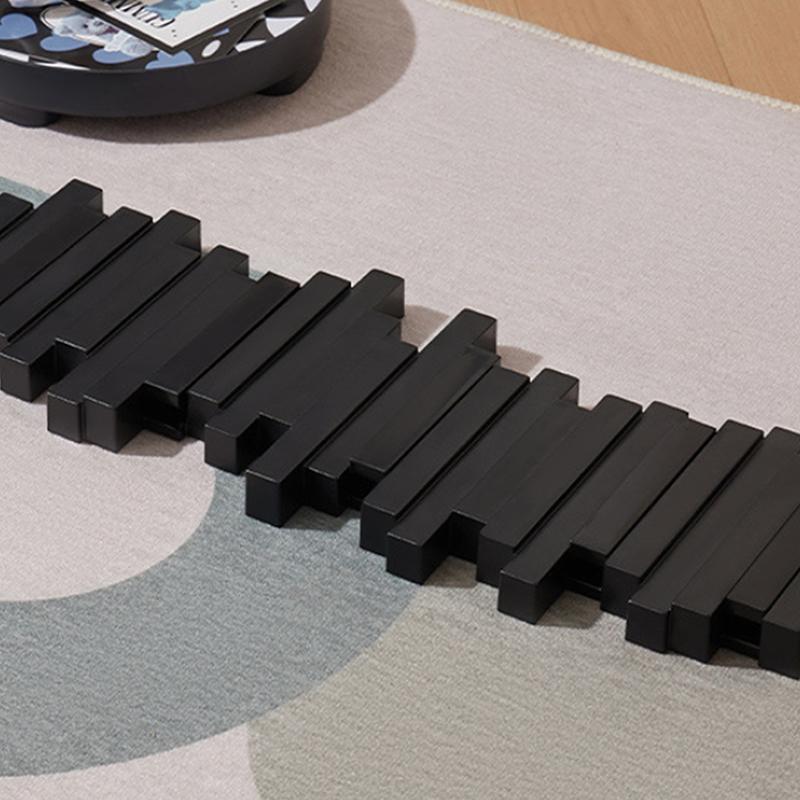 

Настенная вешалка для одежды, крючки в форме клавиш пианино с 5 крючками, органайзер для шляп, искусство, прихожая, крыльцо, подвесной крючок, домашний декор чёрный