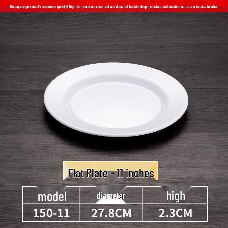 Square Melamine Fast Food Plate