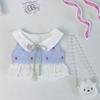 1 set Plaid Skirt 10/20cm Cotton Doll Clothes Princess Dress 10cm Doll Clothes  Doll Accessories