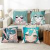 Anime MMIKU Various Sizes Square Pillow Case For Car Home Bedchamber Decor