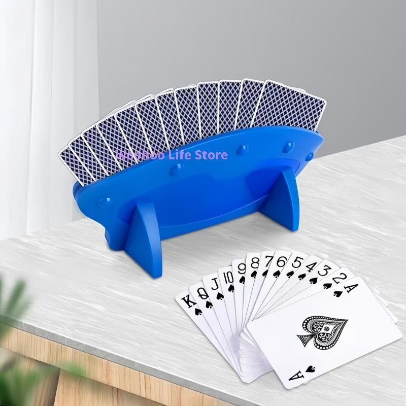 Manual Card Shuffler for Poker Game 2 Decks Playing Card Shuffler Home Portable Handheld Mixer for Board Game Casino Party
