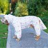 Full Wrap Cut Dog Four Leg Rain Coat Full Coverage Pet Rain Jacket  Outdoor Walking