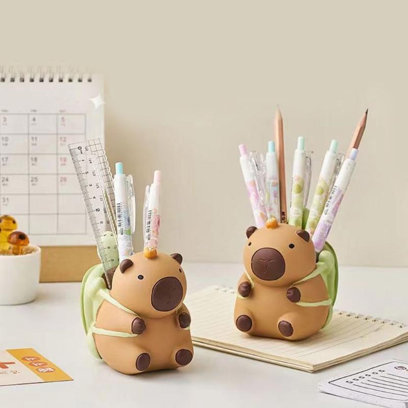 Multifuntional Concrete Mould Capybara Shape Decorative Plant Pots Molds for Succulent Containers and Stationery Holders