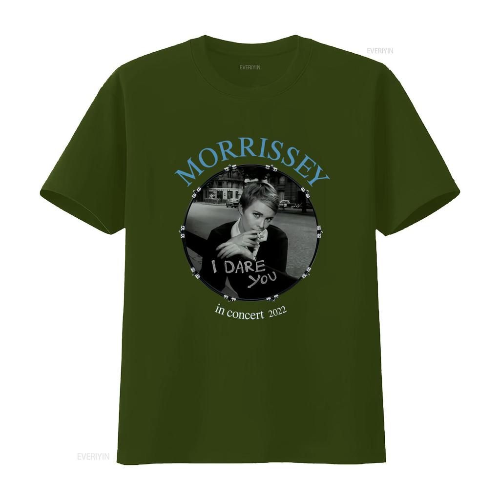 Morrissey Jean Seberg 2022 Bio-T-Shirt Ich fordere dich heraus Im Konzert Design Trendiger Street Style vintage Gewaschen Leicht mann Weich