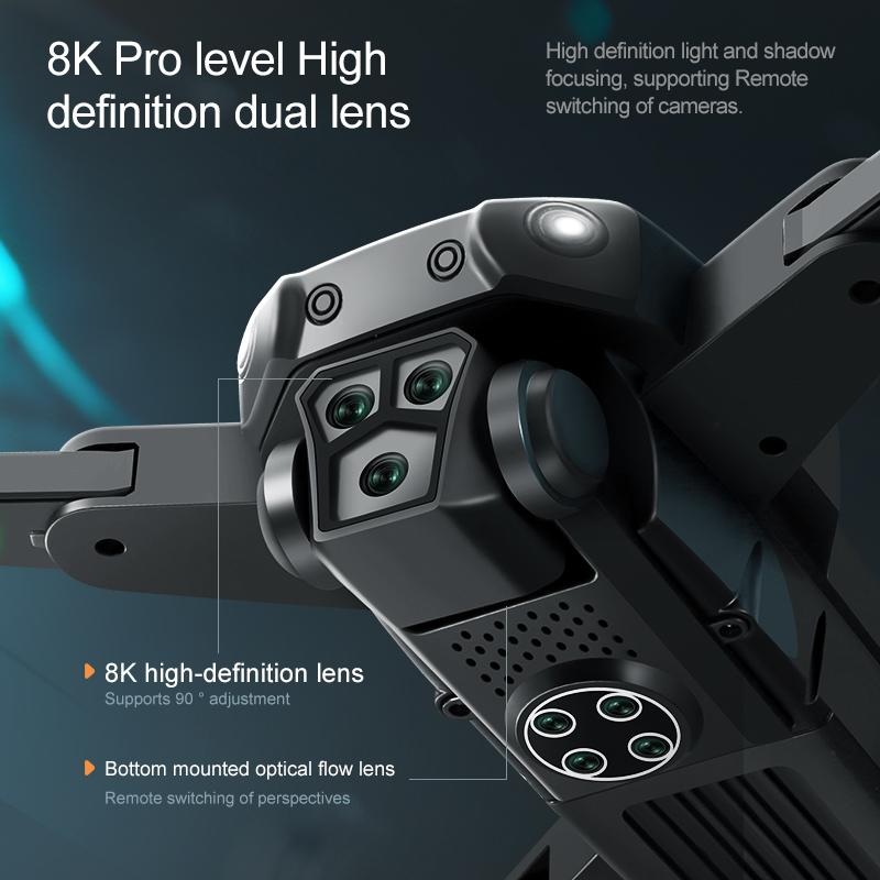 2025 Ny S13 MINI Drönare ESC HD Dubbelkamera Skönhetsfotografering Hinderundvikande WIFI Optisk Flödespositionering Borstlös Fyrkopter Leksak Gåva Barn