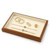 Oirlv Jewelry Wooden Flat Tray for and Display and Luxury and Accepts Eligible P18001 Tray, Necklaces, Bracelets, Watches, Rings, Storage, Stylish,